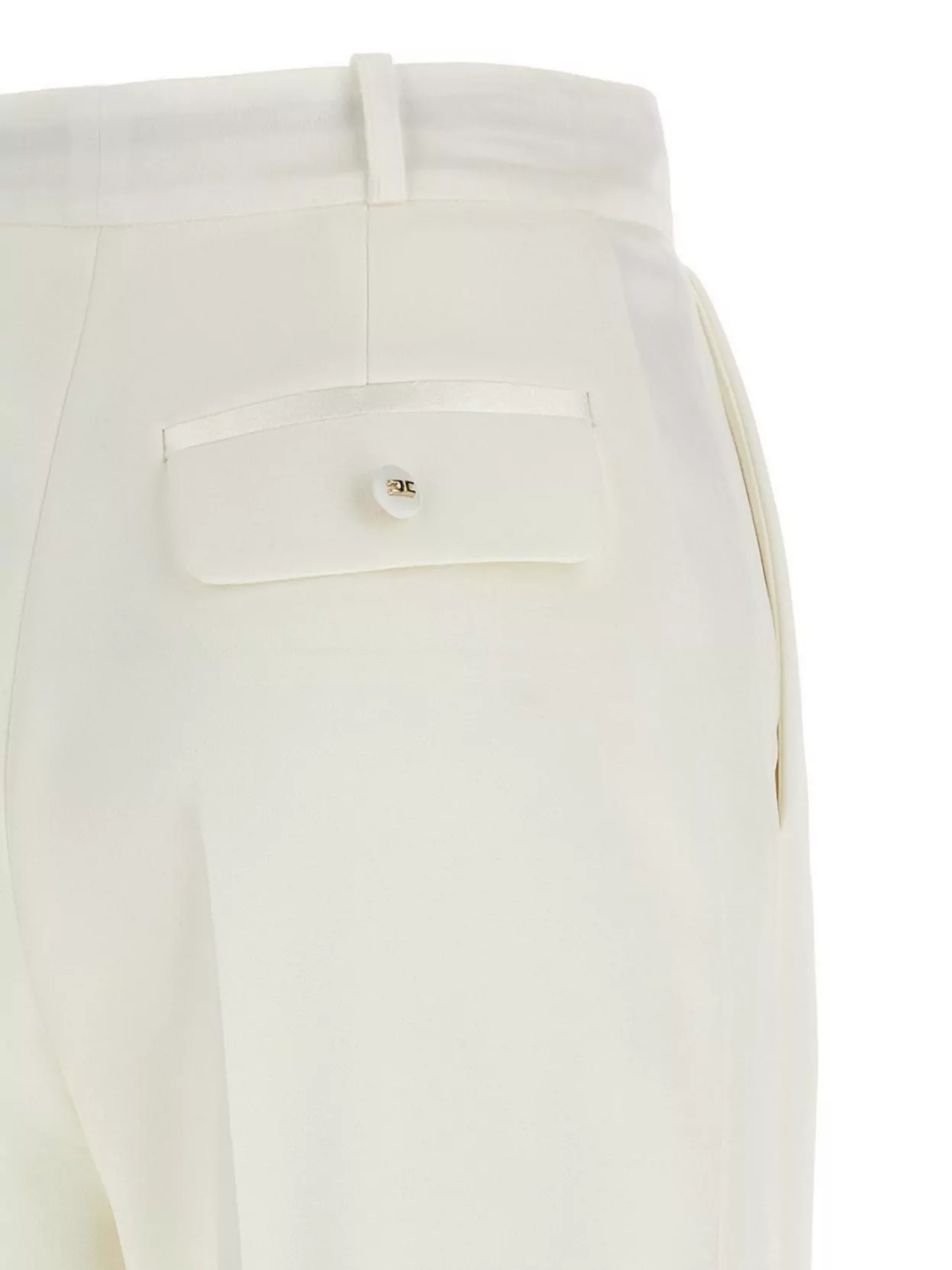 Elisabetta Franchi Tuxedo Effect Trousers Back Pockets