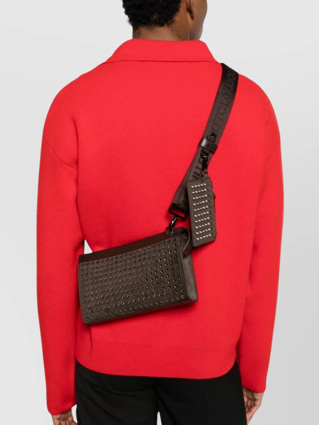 Christian Louboutin Stylish Leather Crossbody Shoulder Bag