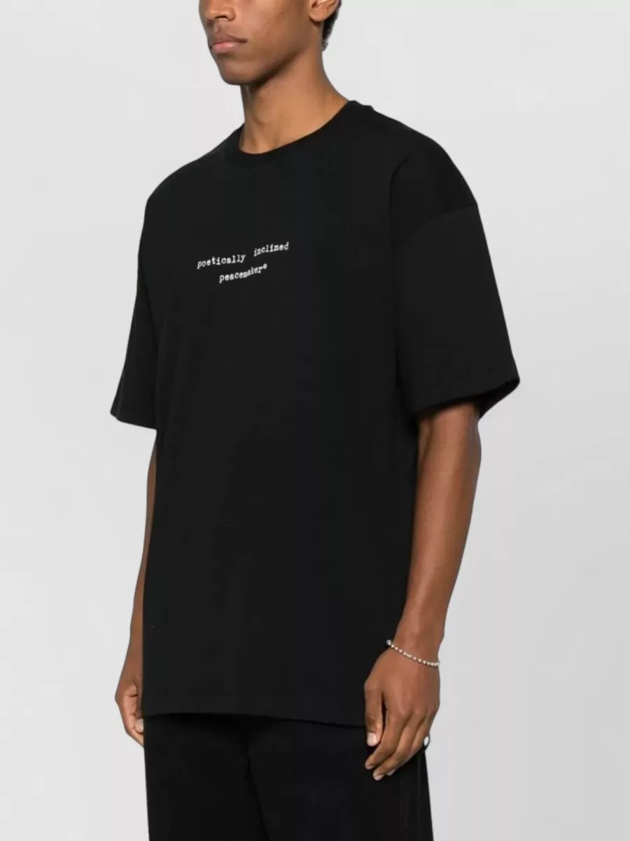 Oamc Cotton Printed Loose Fit T-Shirt