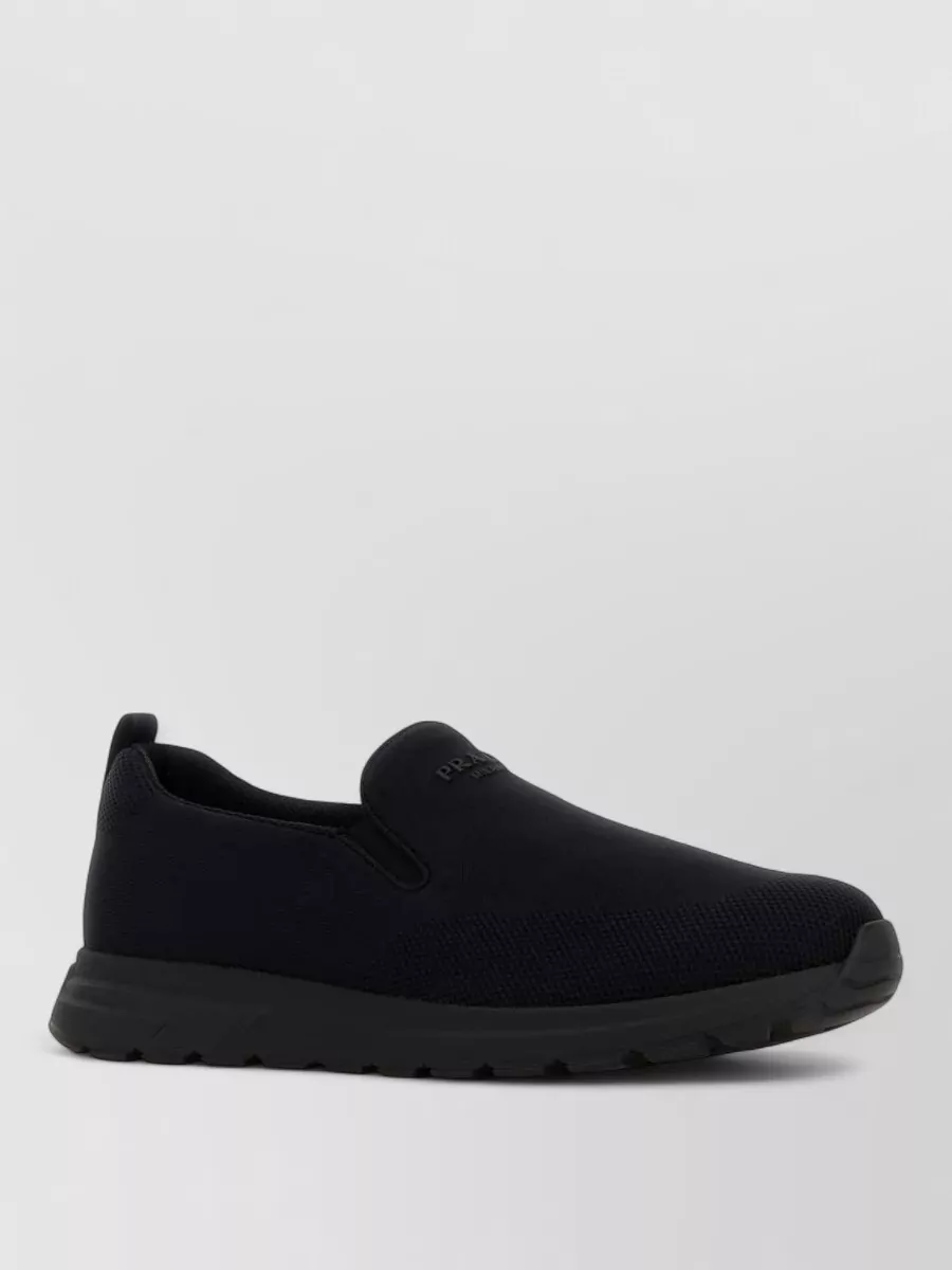 Prada jersey slip-on sneakers