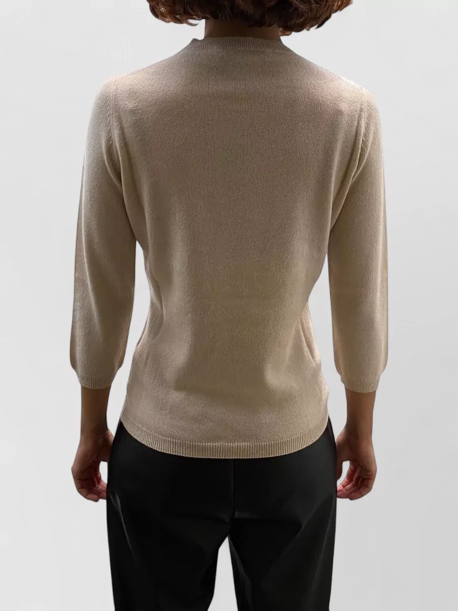La Rose Cashmere 3/4-Sleeve Jumper