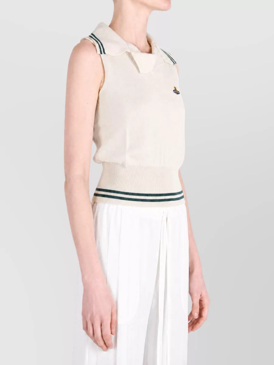 Vivienne Westwood Cashmere-Blend Long-Sleeve Knitted Top