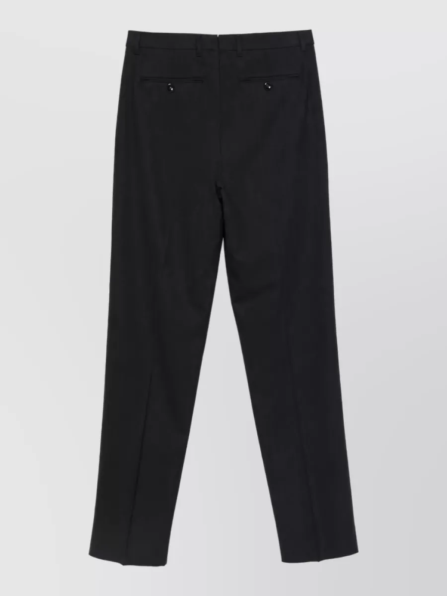 Lardini Pleated Wool Tailored Trousers