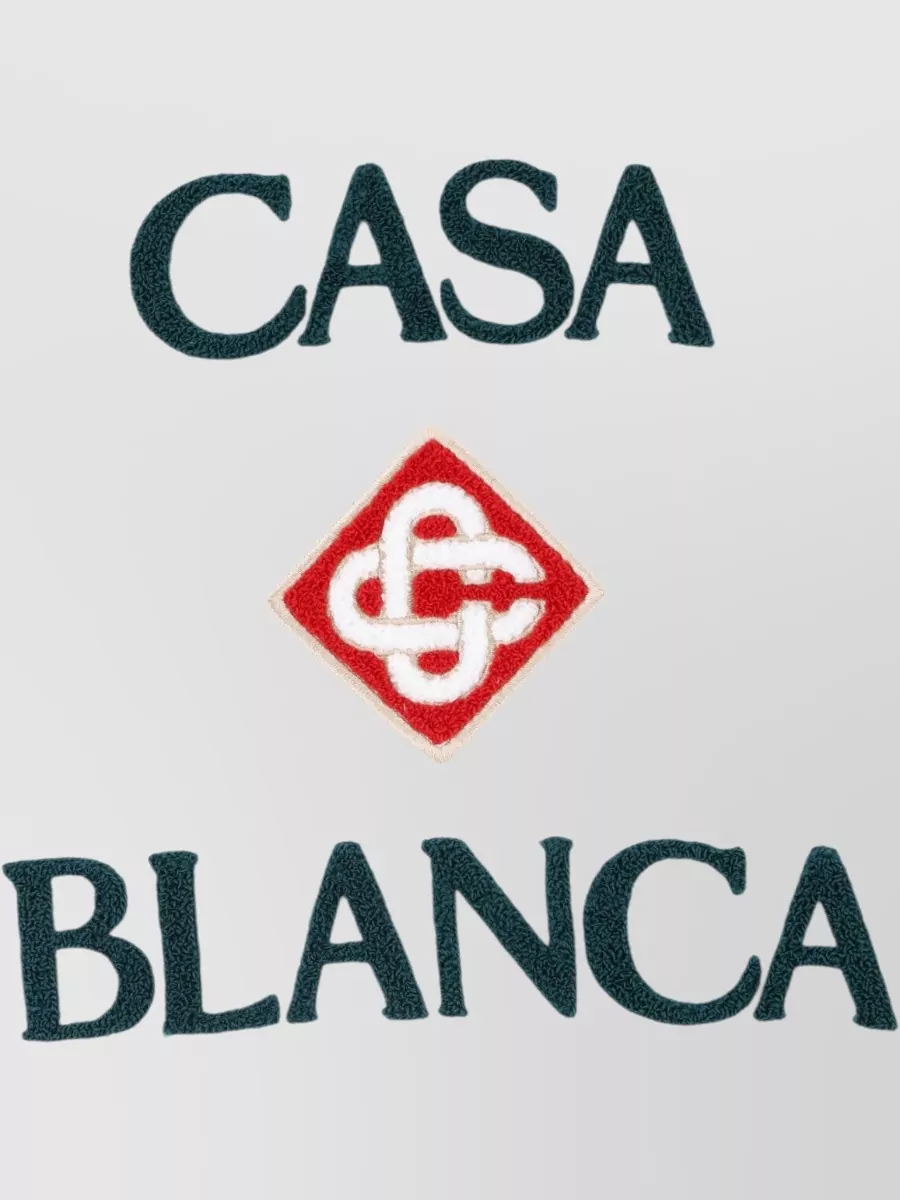 Casablanca Cotton Logo-Embroidered Sweatshirt