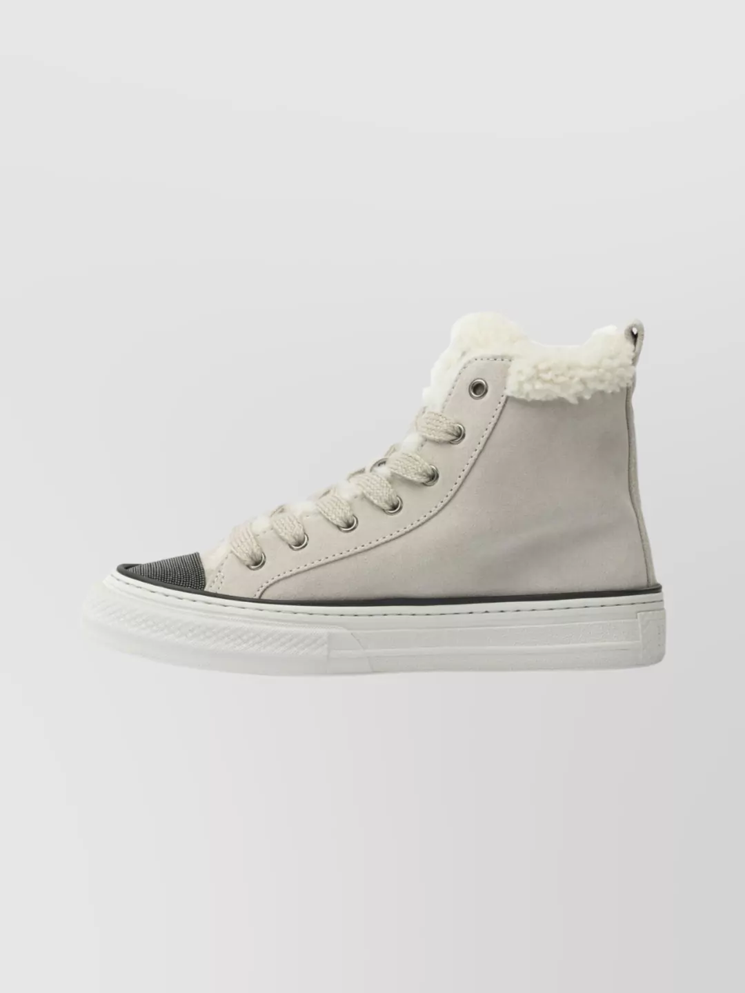 Brunello Cucinelli High-Top Sneakers Featuring Monile Accents