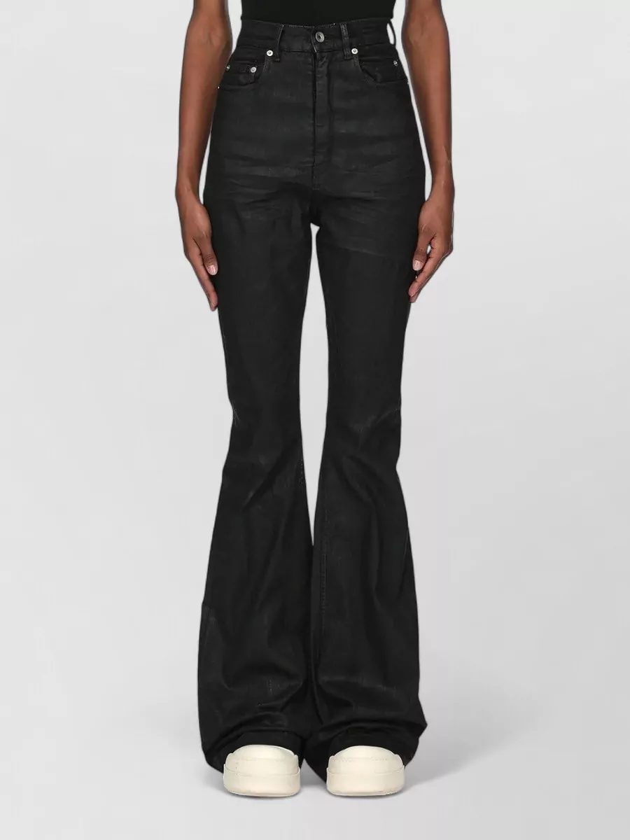Rick Owens Drkshdw denim high-rise slim bootcut jeans
