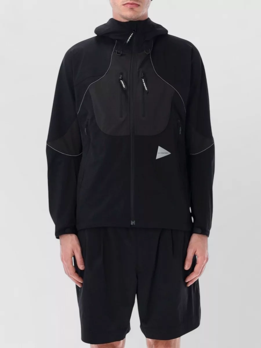 And Wander technical hooded sport jacket