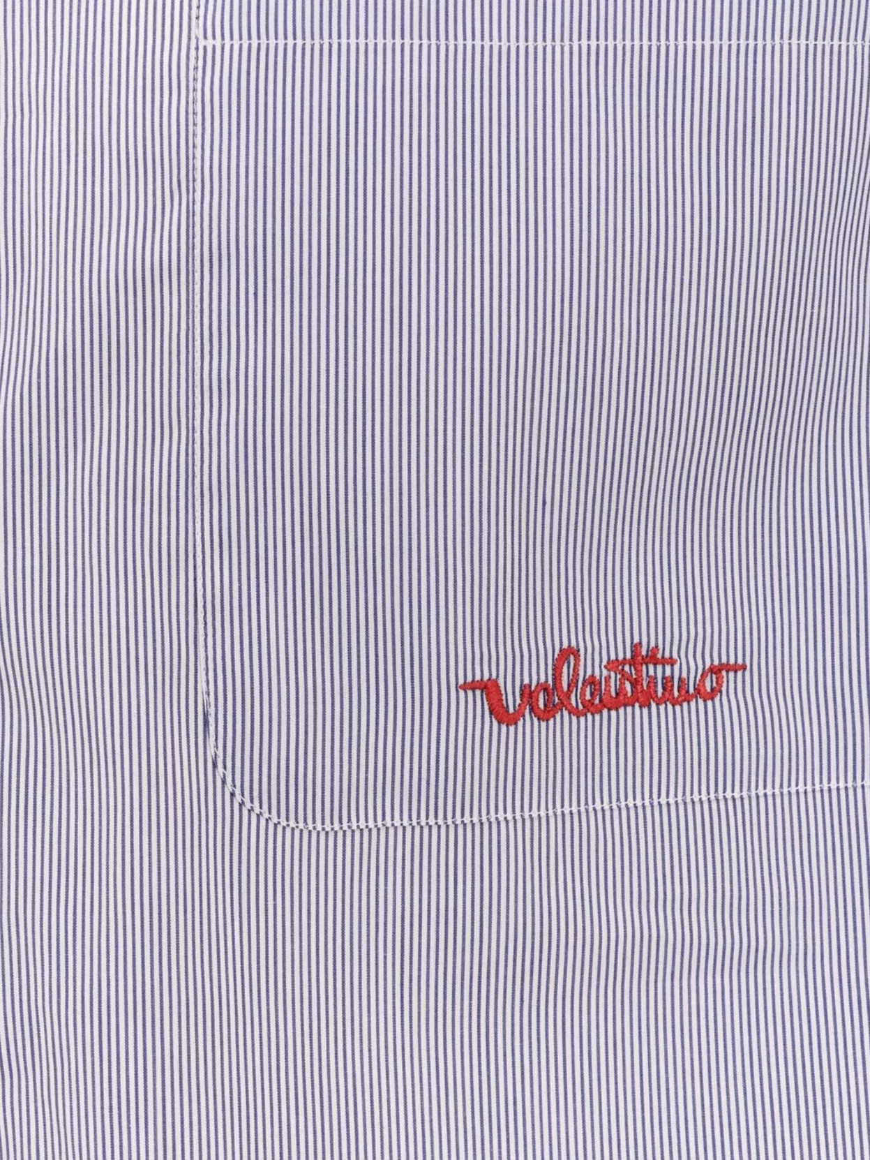 Valentino Striped Shirt With Embroidered Logo