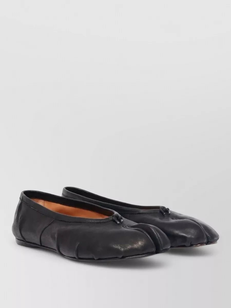 Maison Margiela New Ballerina Shoes Split Toe In Black