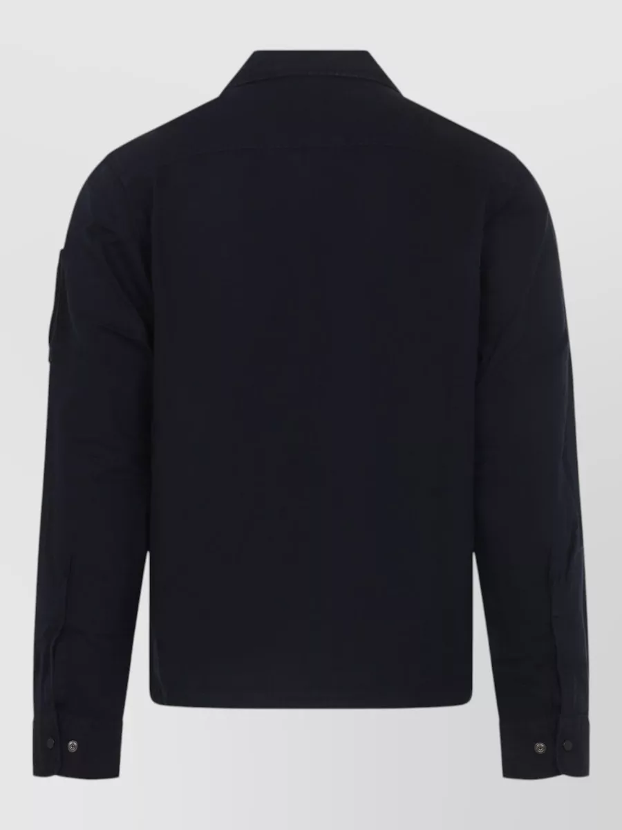 C.p. Company Linen Blend Shirt Jacket
