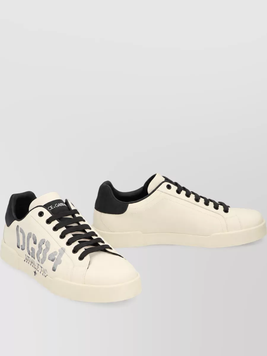 Dolce&Gabbana leather low-top sneakers