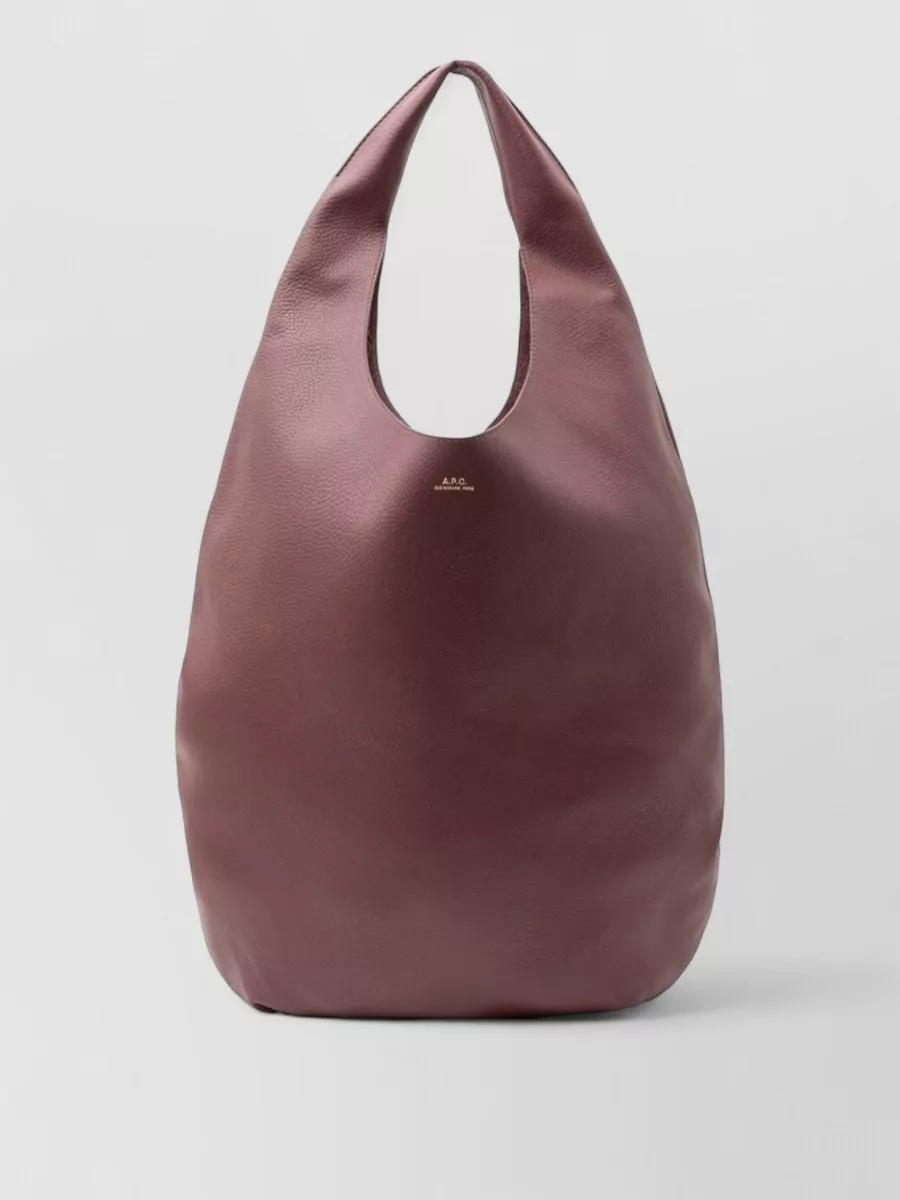 A.P.C. Neige leather shoulder bag