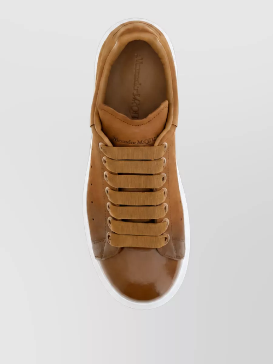 Alexander Mcqueen Leather Chunky Sneakers