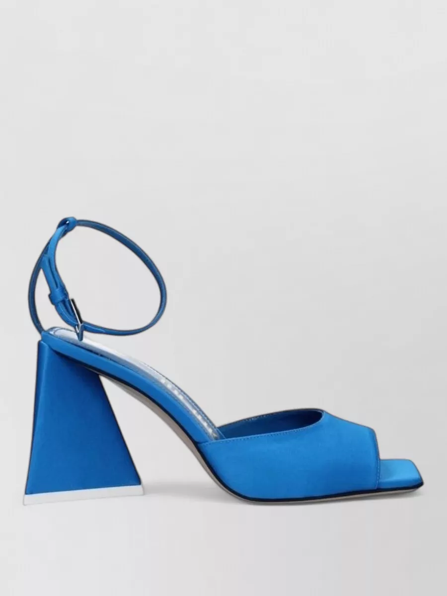 The Attico Satin Ankle-Strap Sandals