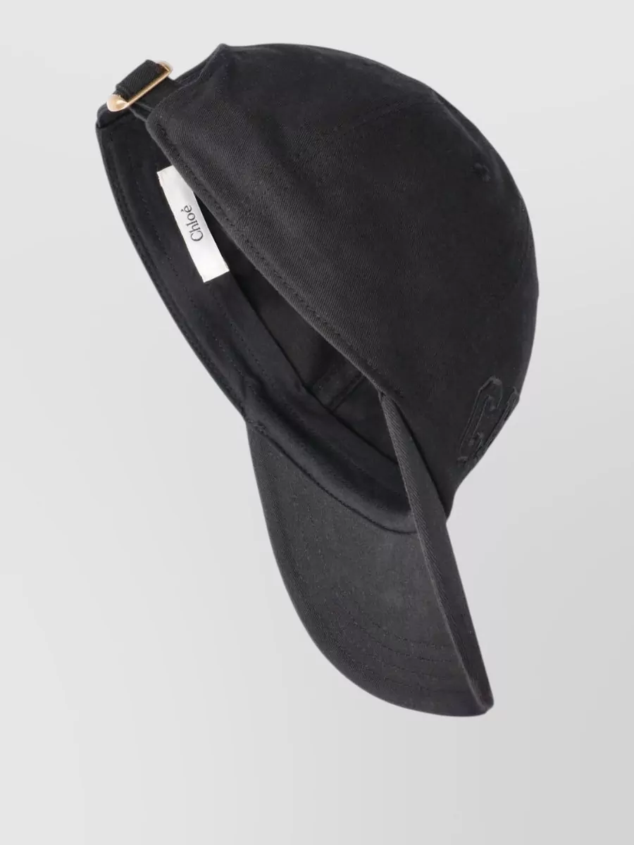 Chloé Cotton Logo Baseball Cap