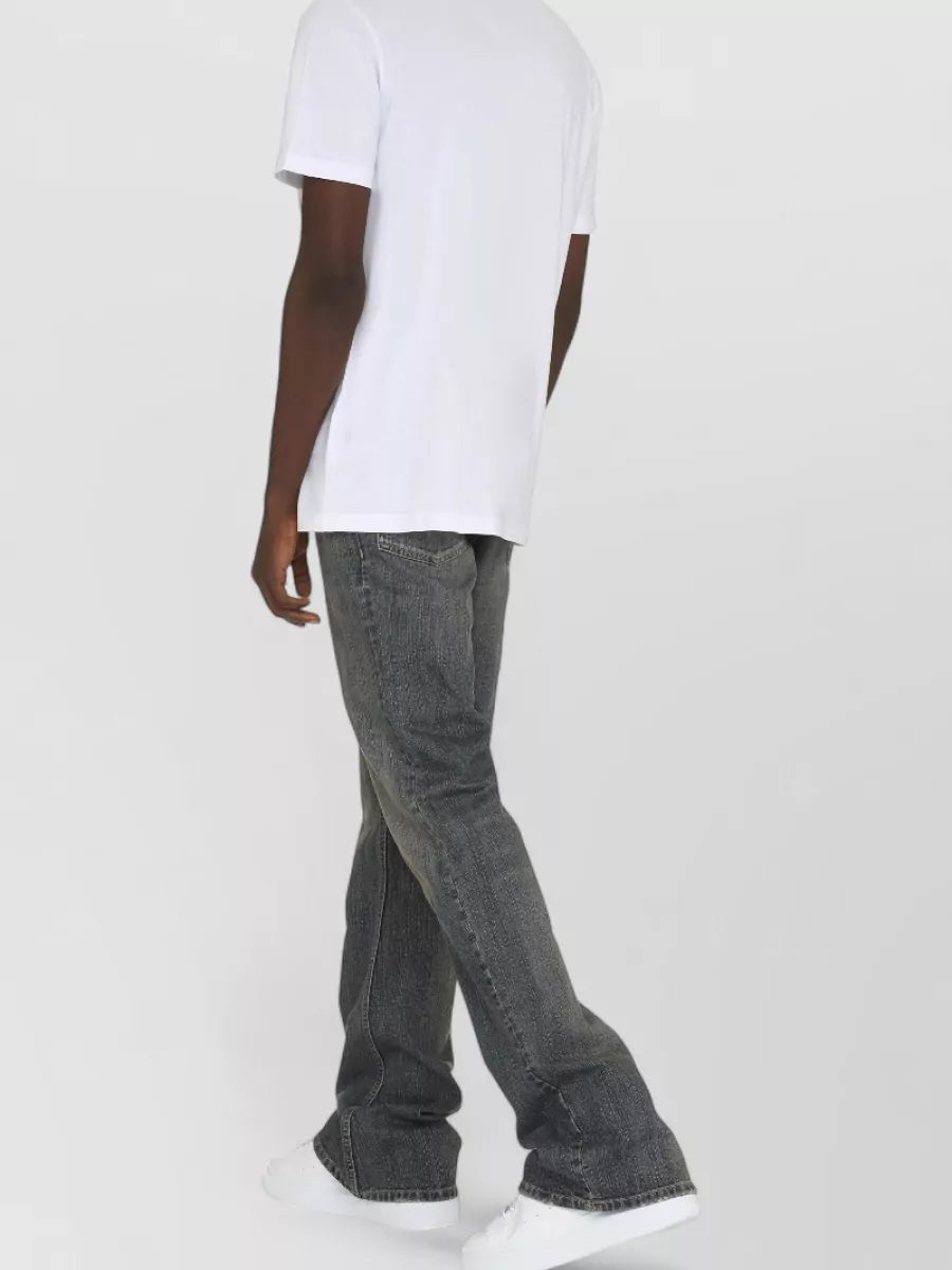 Dondup Cotton Ribbed Crew-Neck T-Shirt