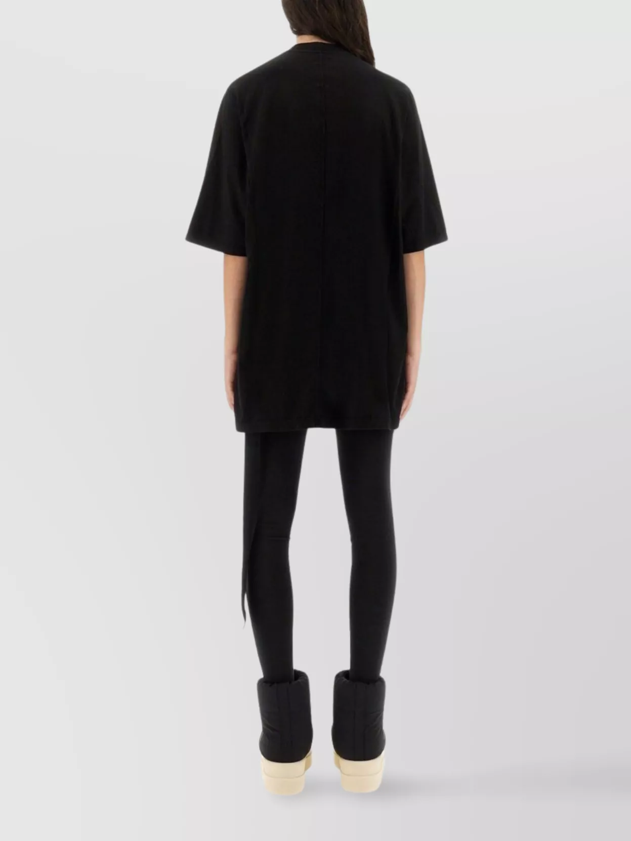 Rick Owens Drkshdw Short Sleeve Round Neck Top