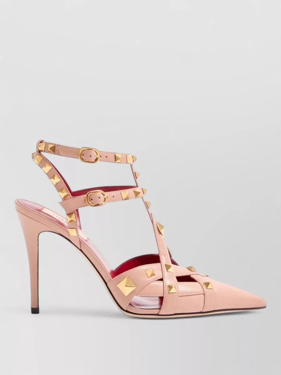 Valentino Garavani Leather Studded Pumps