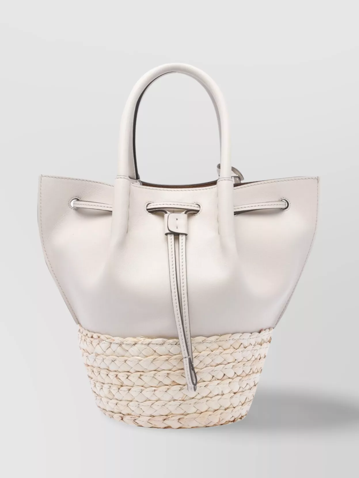 Tod's Two-Tone Leather Detail Shopper Tote