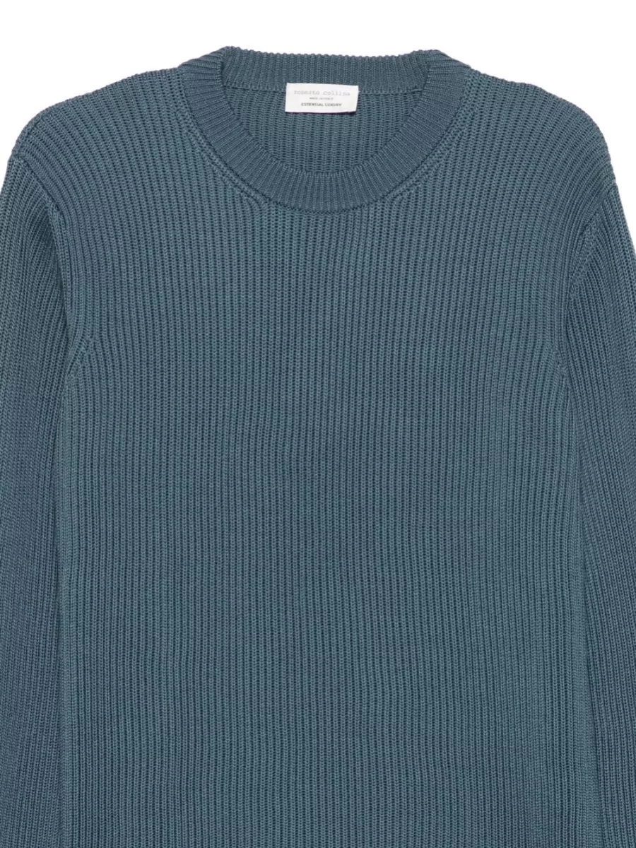 Roberto Collina Merino Wool Crewneck Jumper
