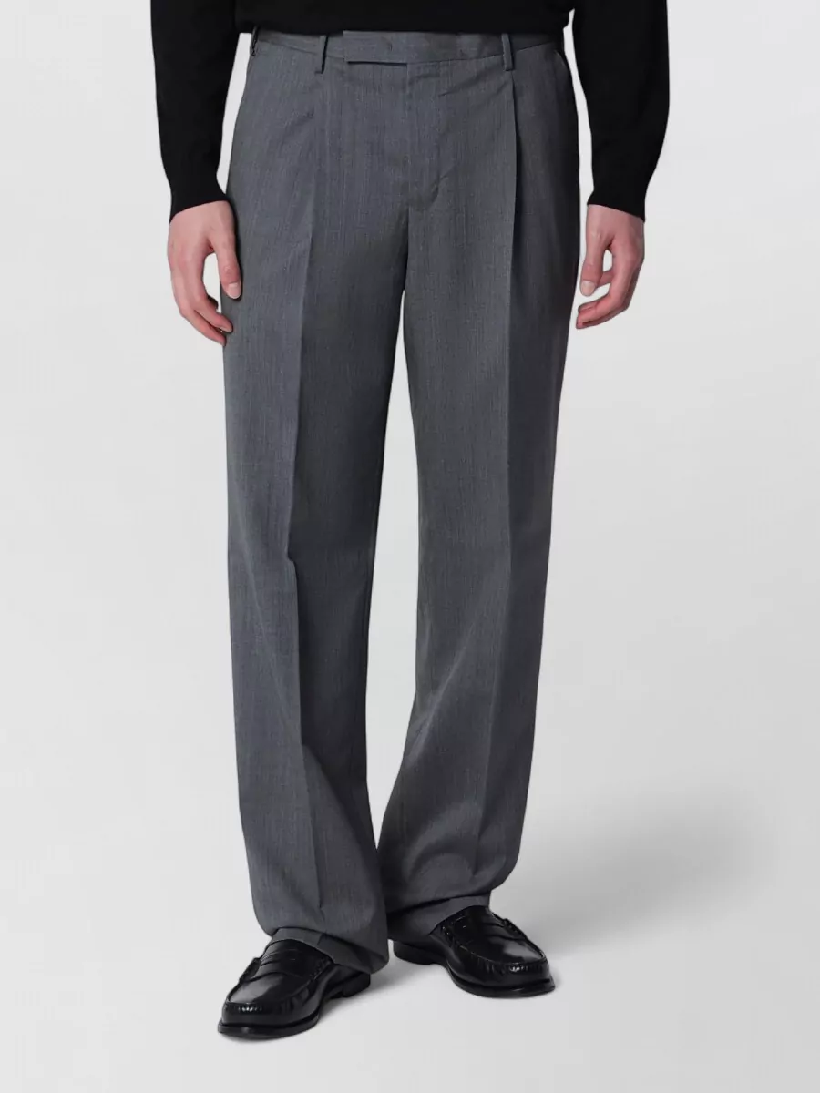 Pt Torino Regular-Fit Straight-Leg Trousers