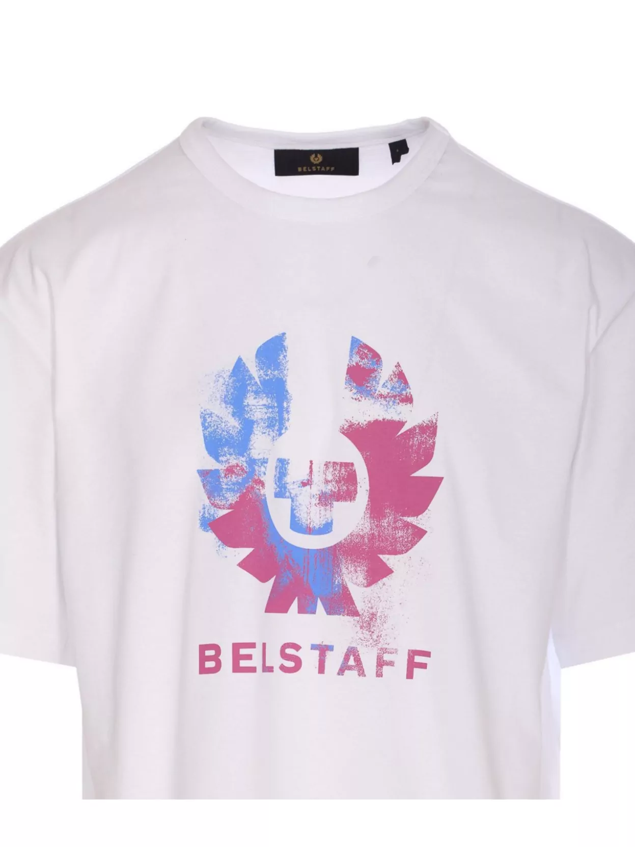 Belstaff Crewneck T-shirt With Graphic Print Logo
