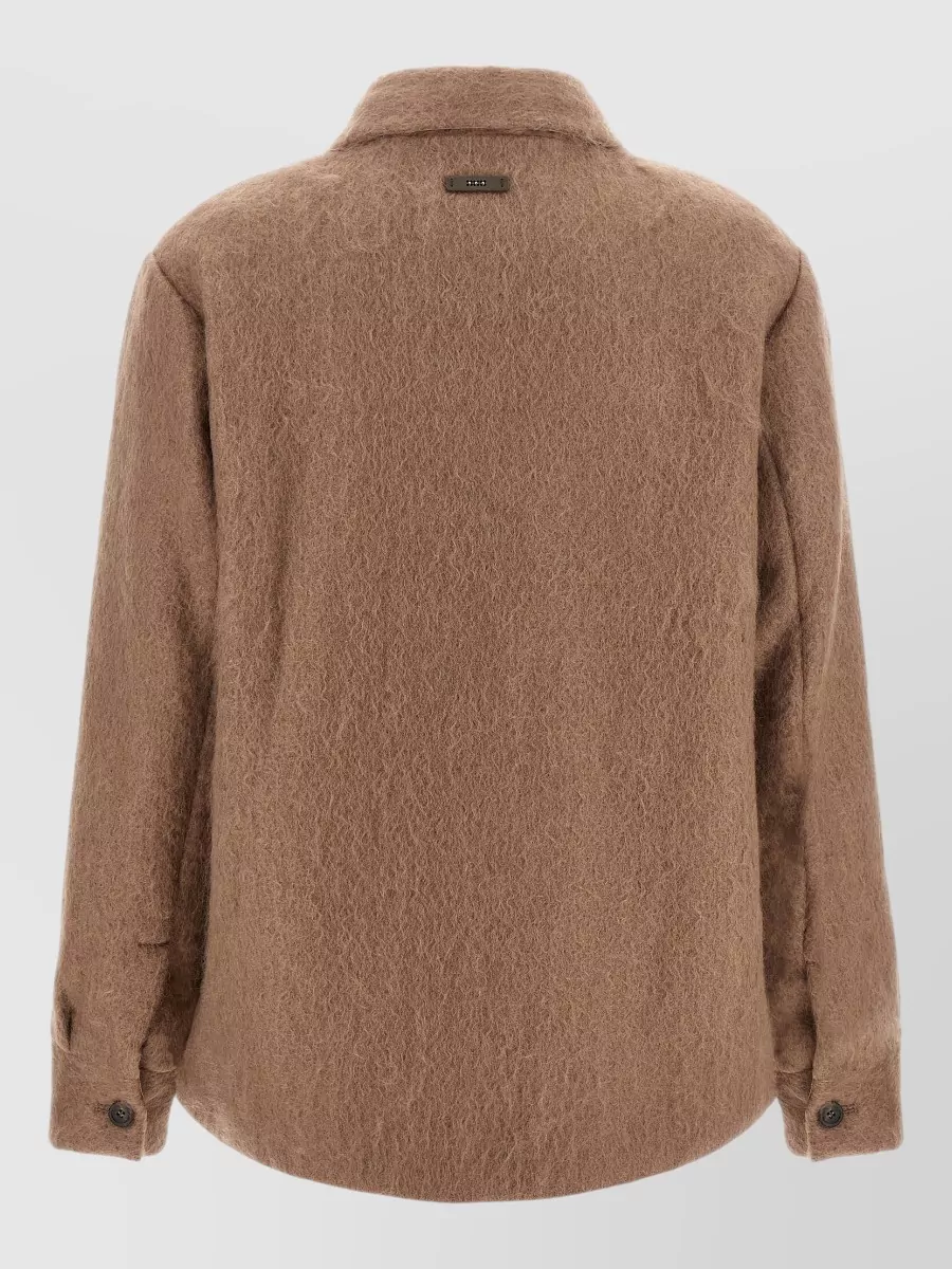 Peserico Bouclé Oversized Coat