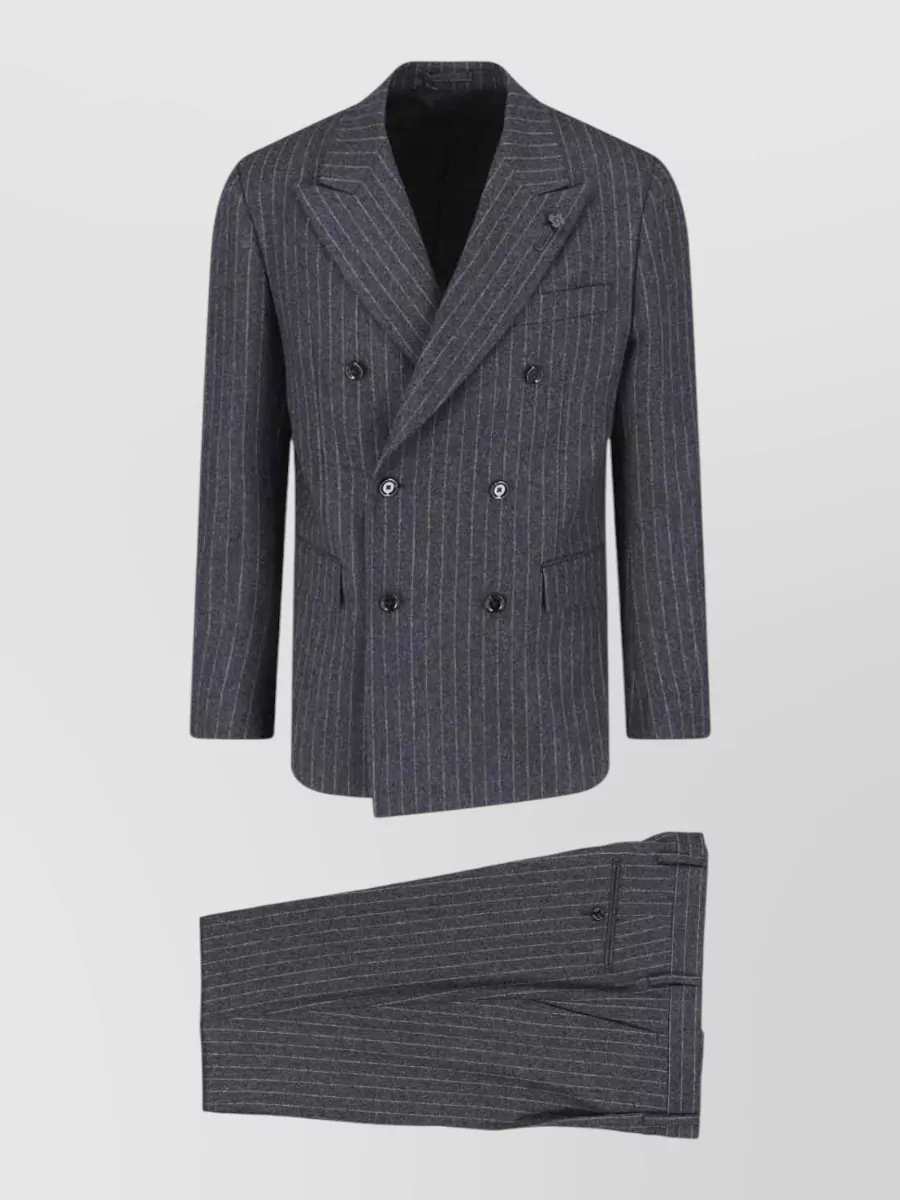 Lardini wool double breasted coat