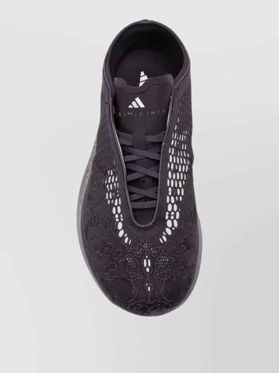 Adidas By Stella Mccartney Mesh Logo-Print Slip-On Sneakers