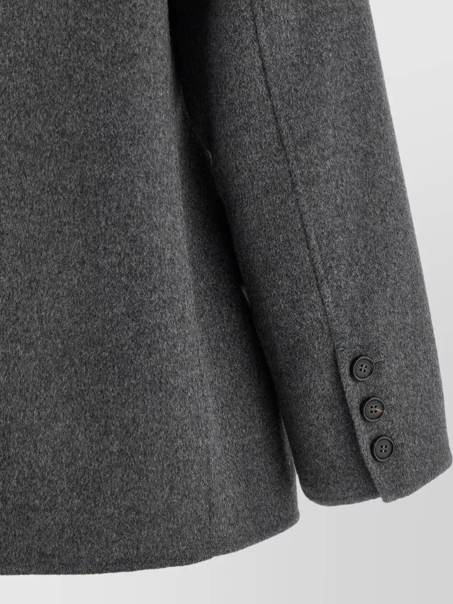 S Max Mara Virgin Wool Single-Breasted Blazer
