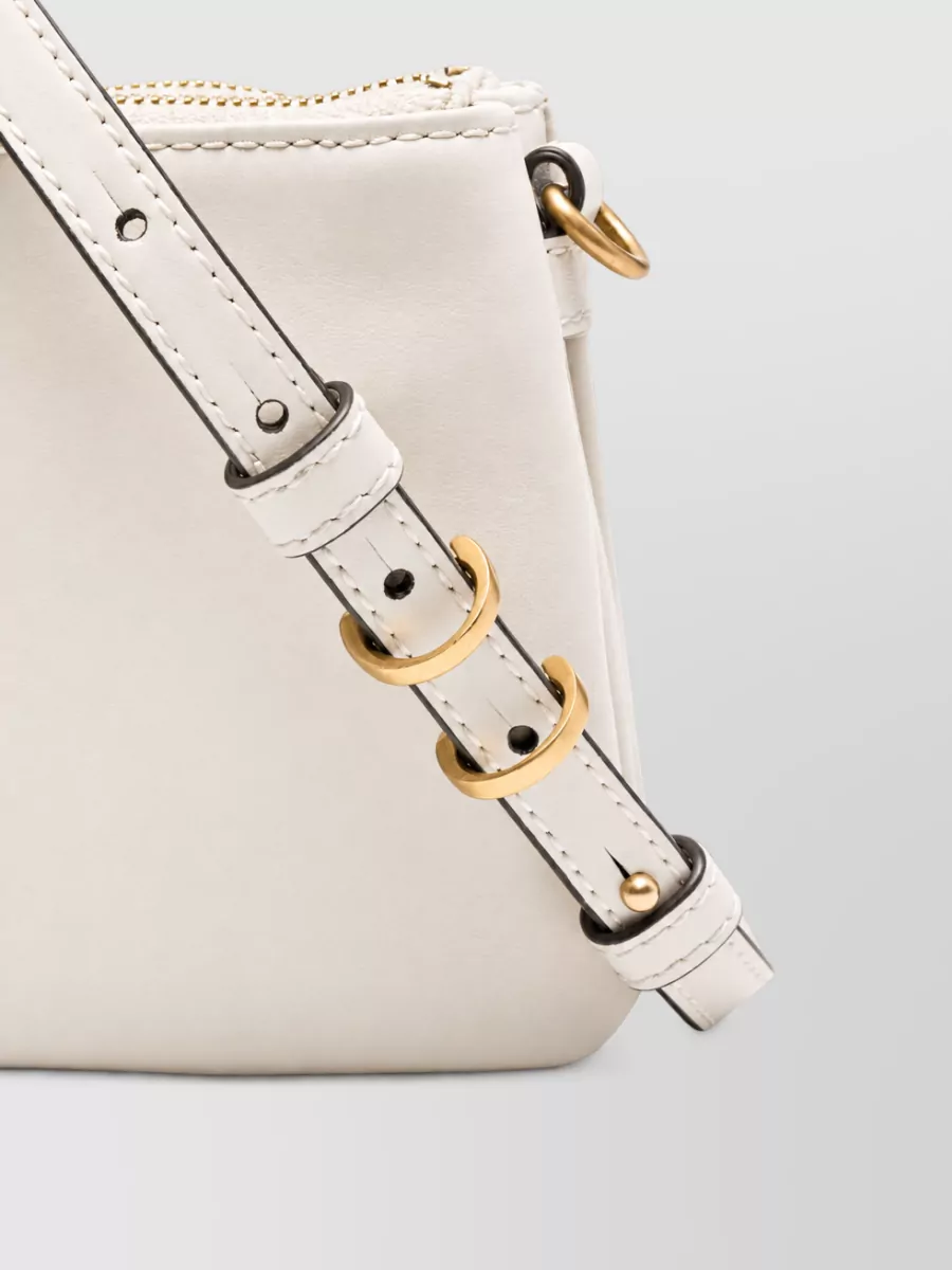 Pinko Love Bag Leather Clutch Bag