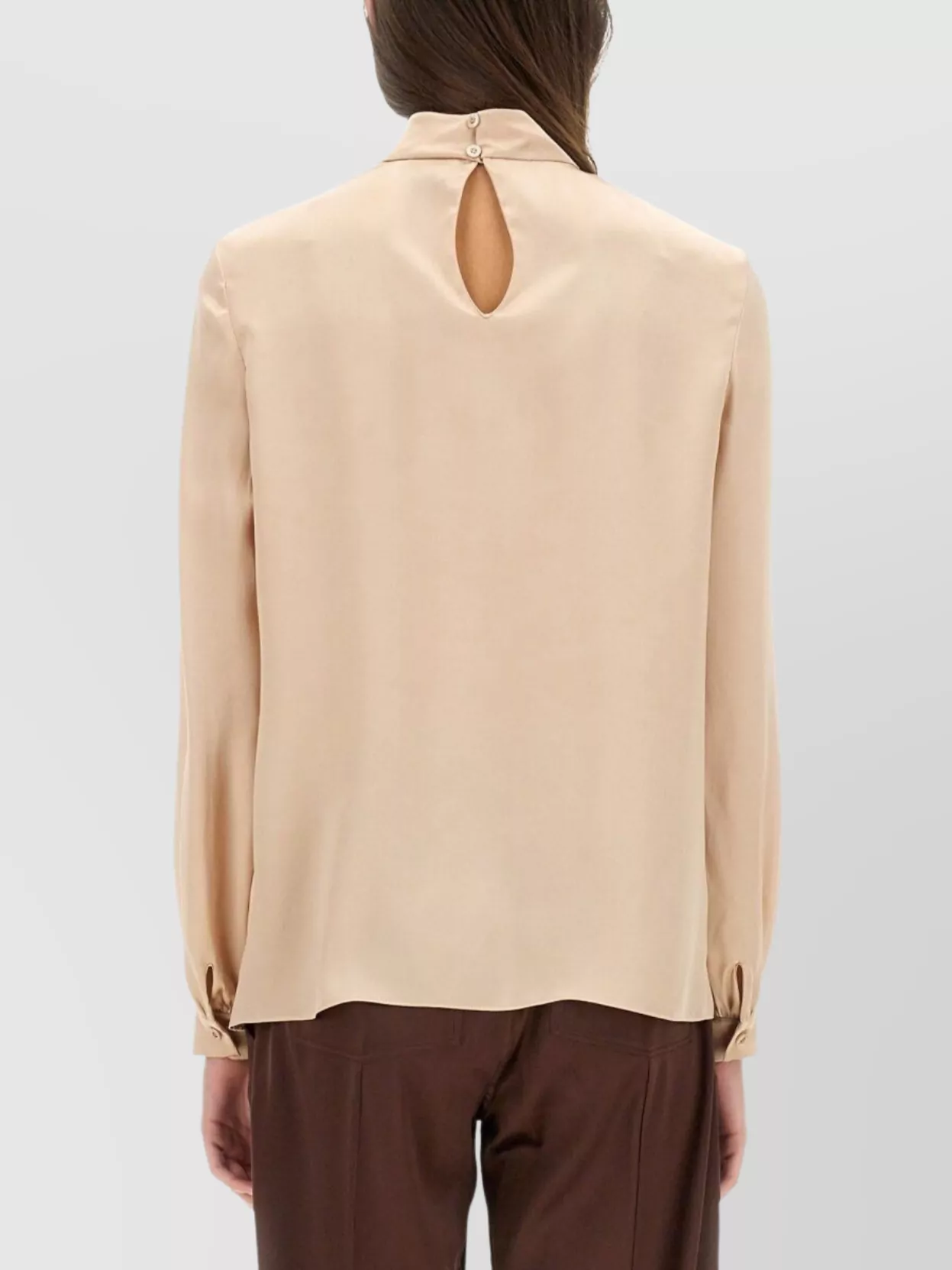 Tom Ford Silk Top Long Sleeves