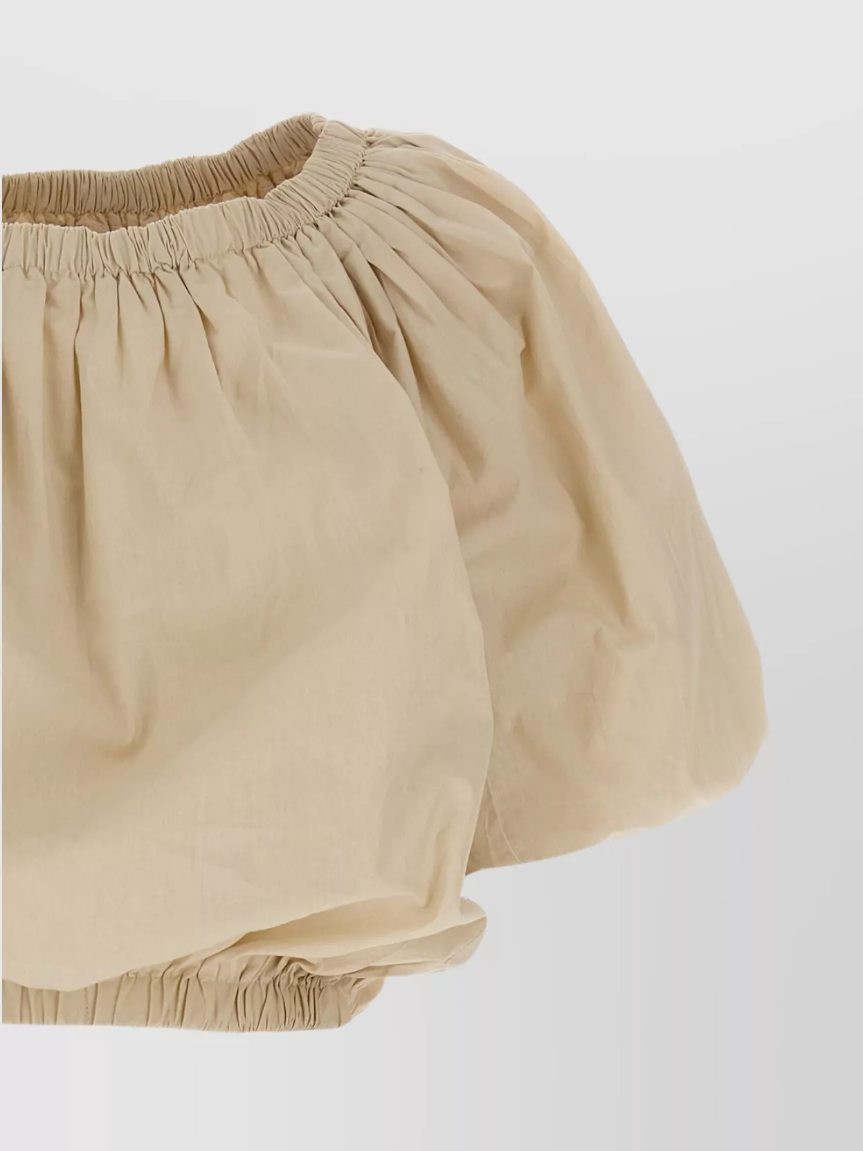 Isabel Marant Etoile 'Bertille' Puff Sleeves Cropped Top