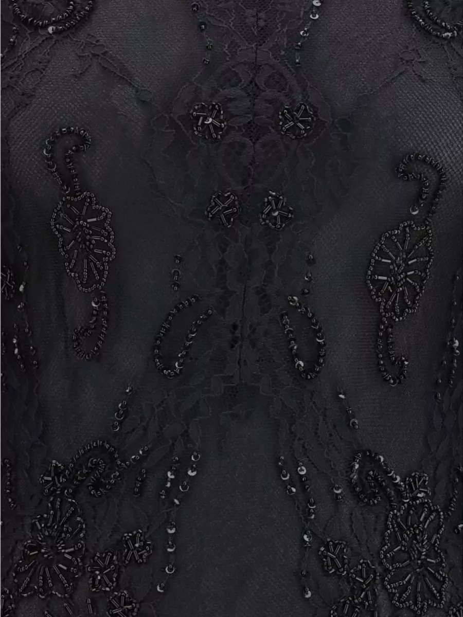 Blumarine Embroidered Lace Mini Dress