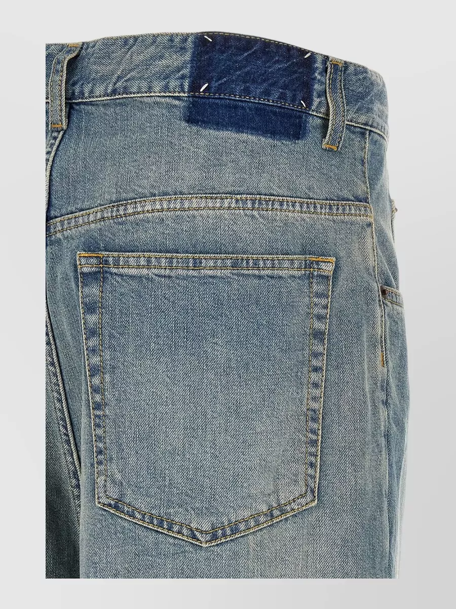 Maison Margiela Asymmetric Wrap Wide-Leg Jeans