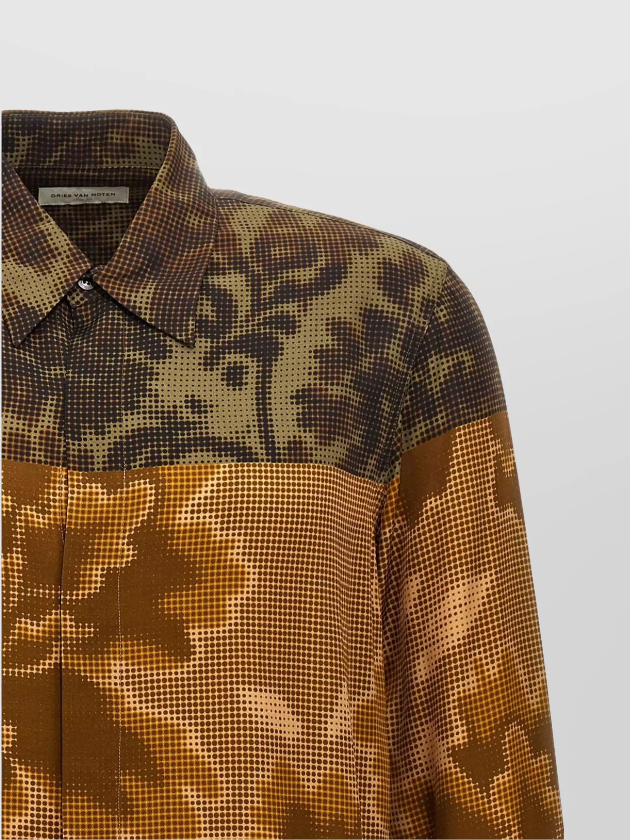 Dries Van Noten '9080 Carvies' Floral Pattern Shirt