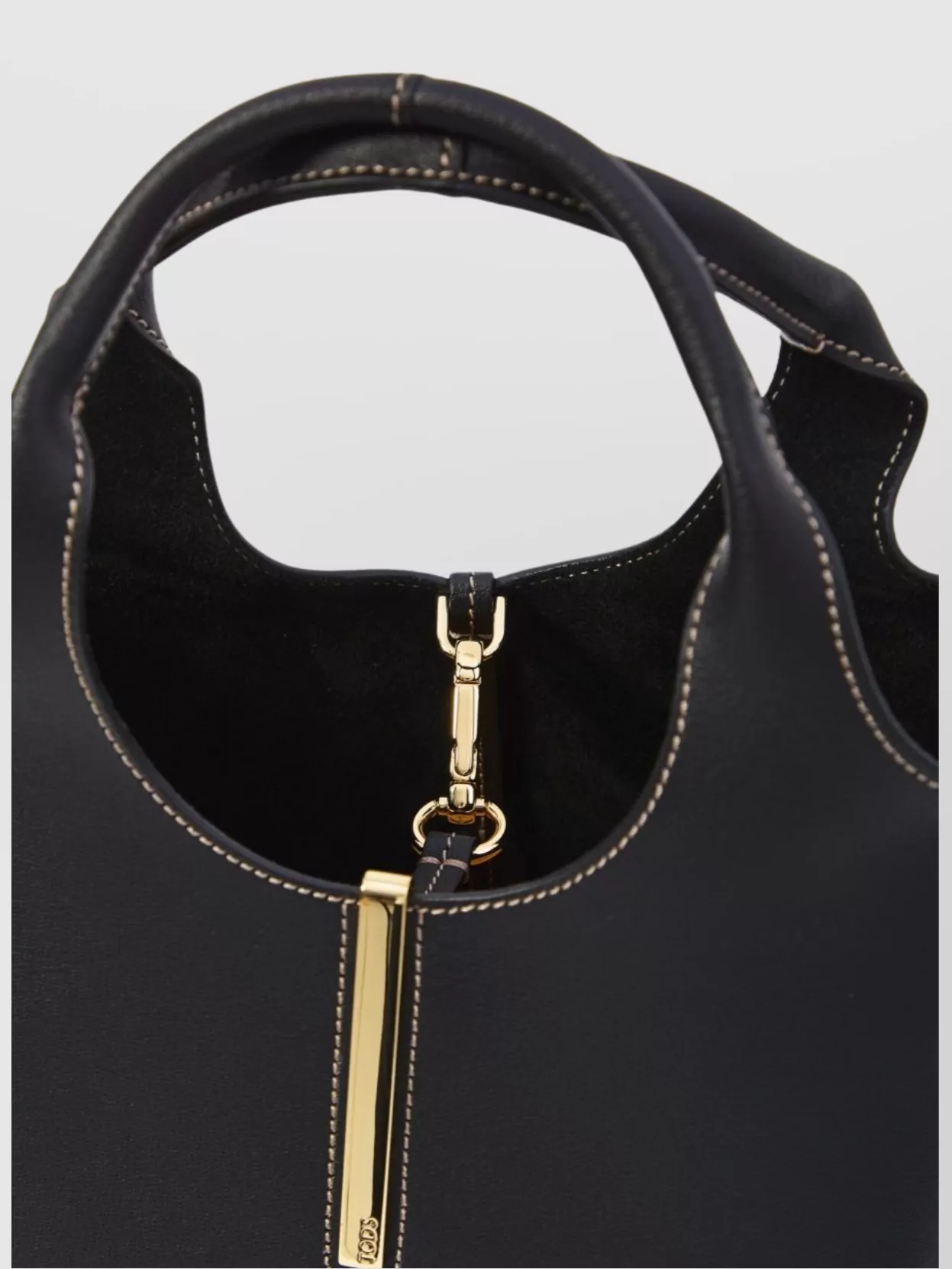 Tod's Compact Leather Tote Bag