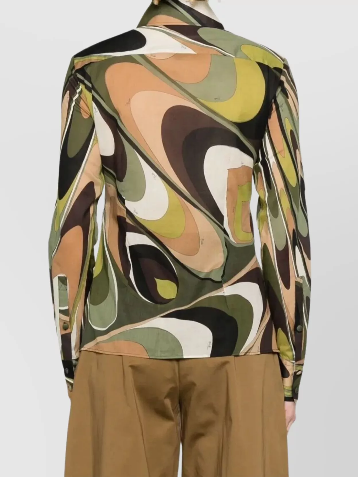 Pucci Abstract Pattern Cotton Shirt