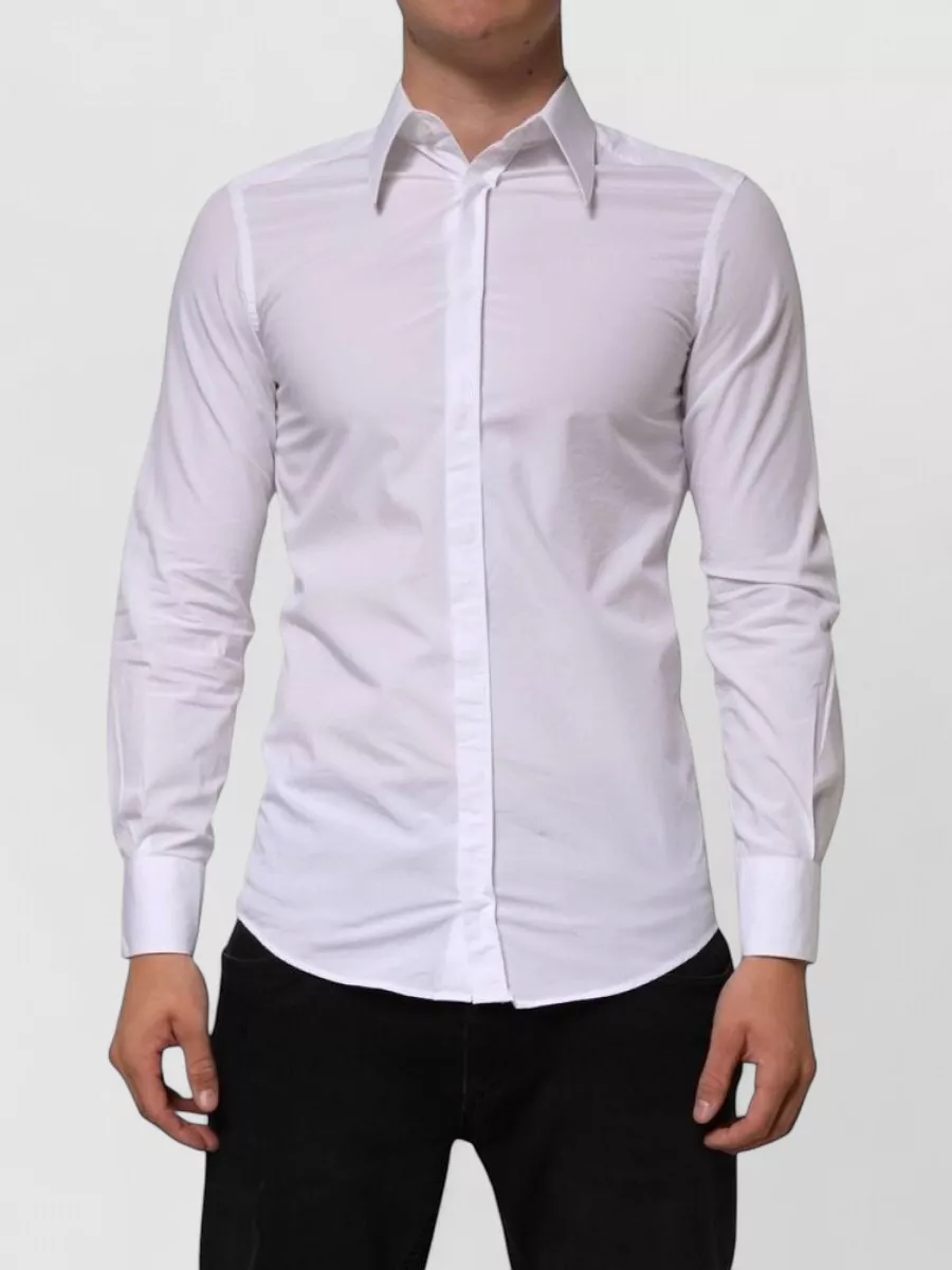 Dolce&Gabbana cotton slim-fit long-sleeve dress shirt