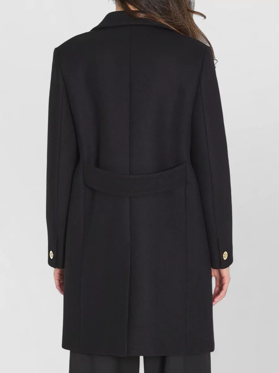 Gucci Batavia Wool Coat Regular Fit Belt