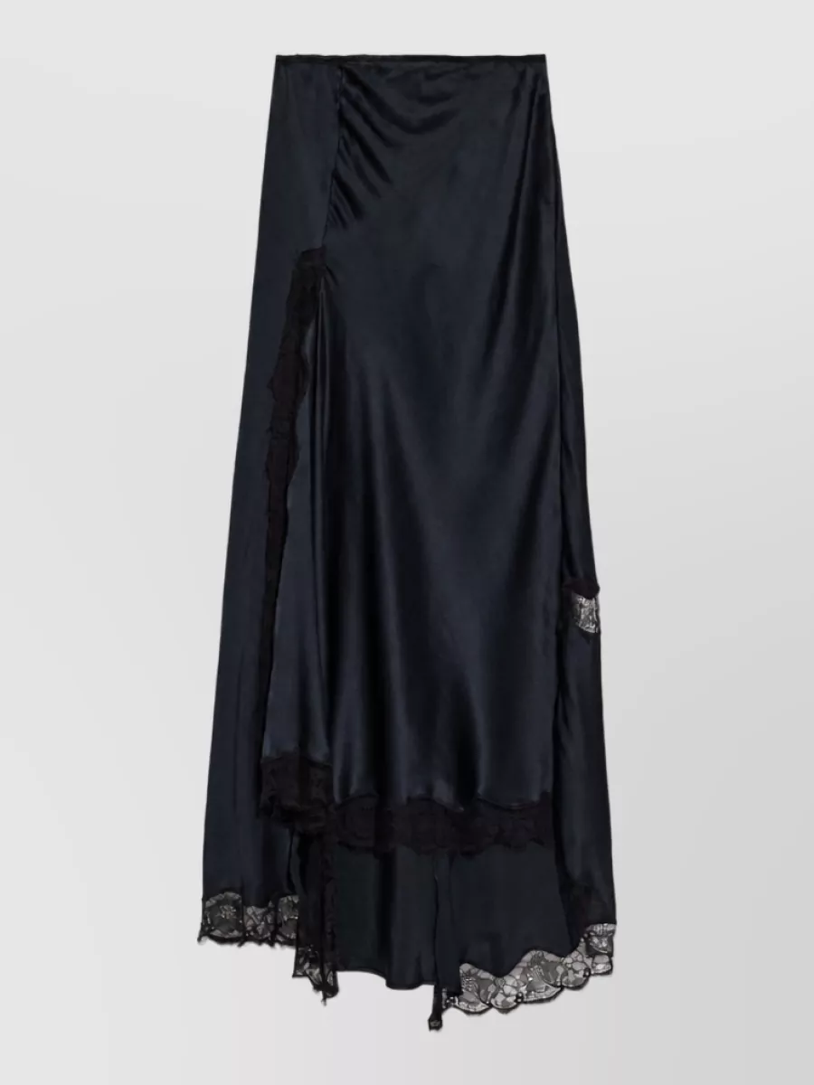 Isabel Marant silk asymmetric high-rise maxi skirt