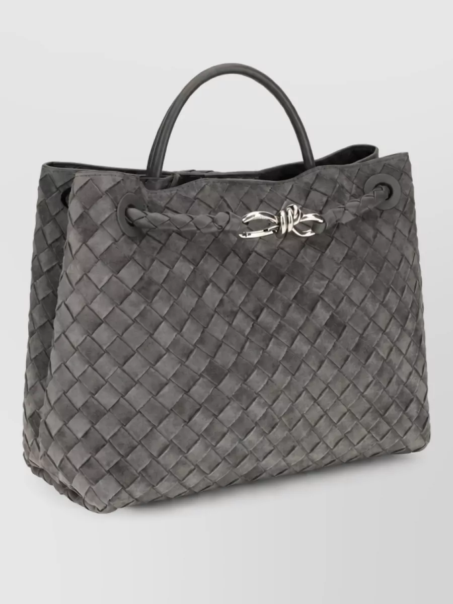 Bottega Veneta Andiamo Medium Leather Tote Bag