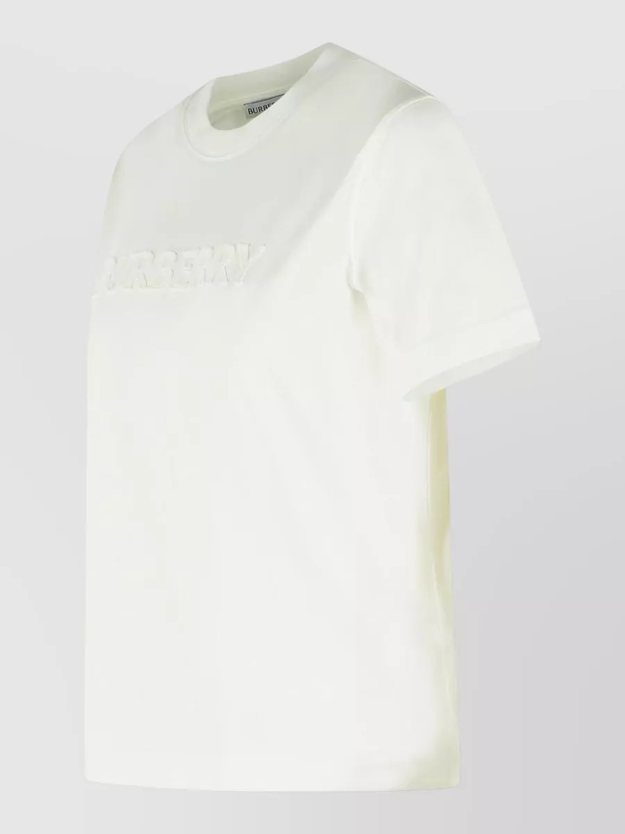 Burberry Cotton Crew Neck Regular Fit T Shirt