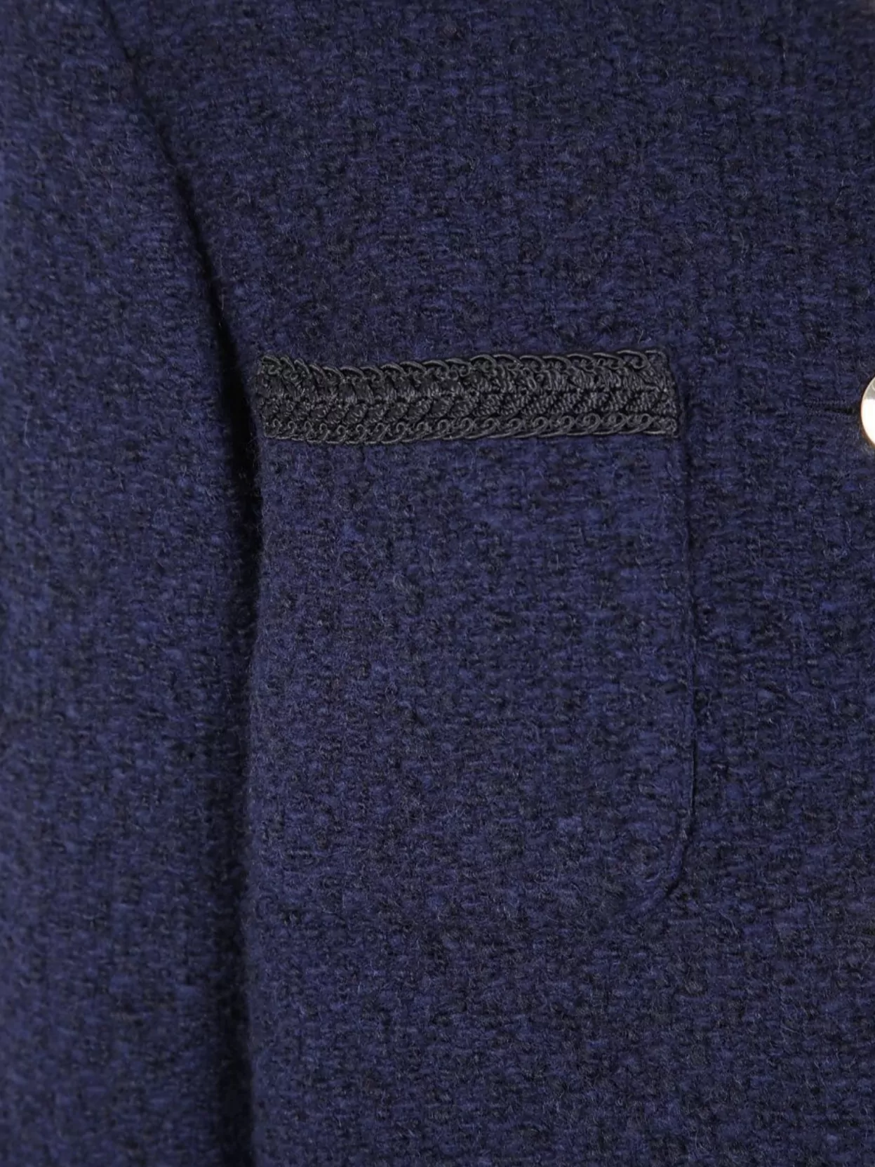 Semicouture "Ricarda" Textured Fabric Jacket With Front Pockets