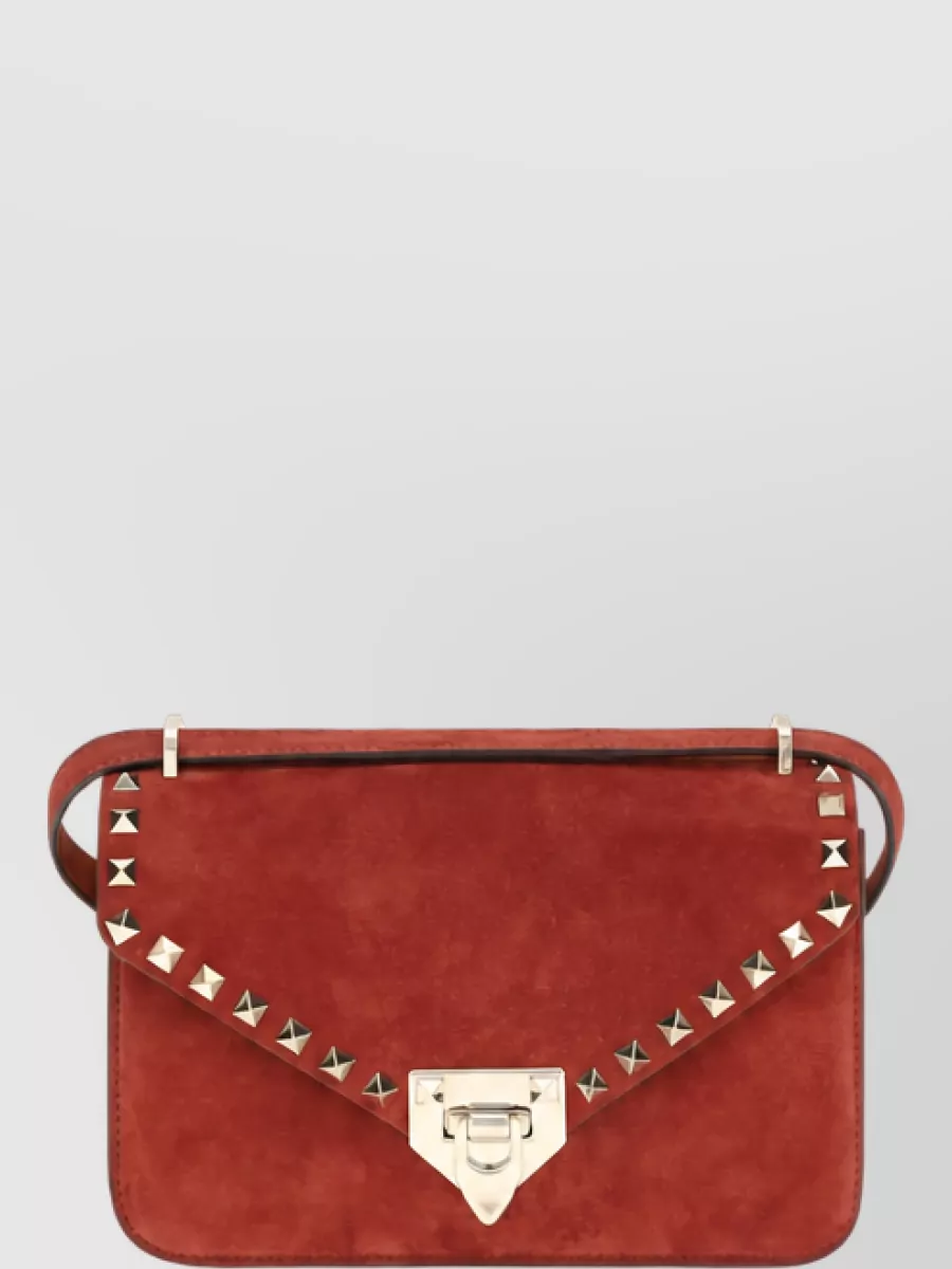 Valentino Garavani Rockstud Spike Mini Leather Clutch Bag