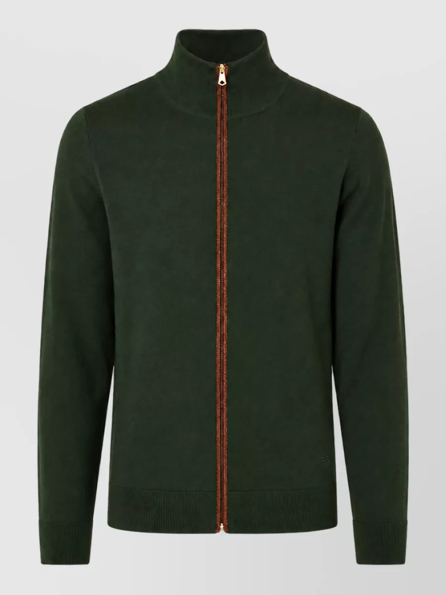 Paul Smith merino wool zip-up cardigan