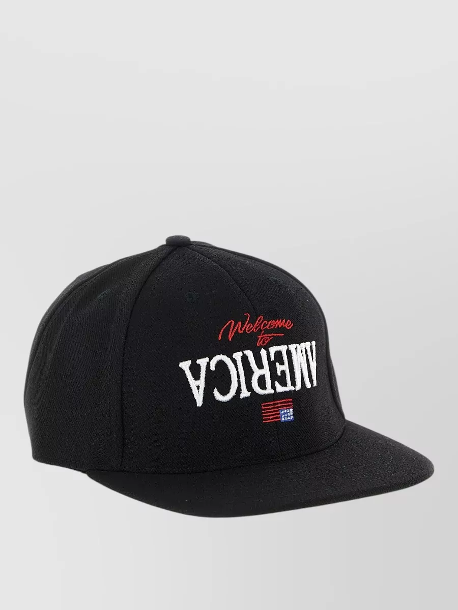 Willy Chavarria Embroidered Canvas Baseball Cap
