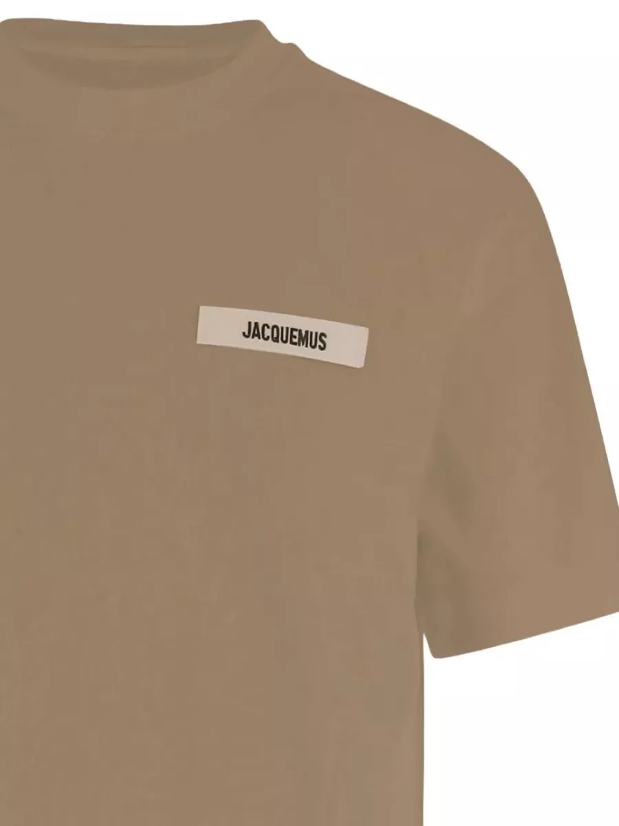 Jacquemus Gros Grain Detail Crew Neck T Shirt