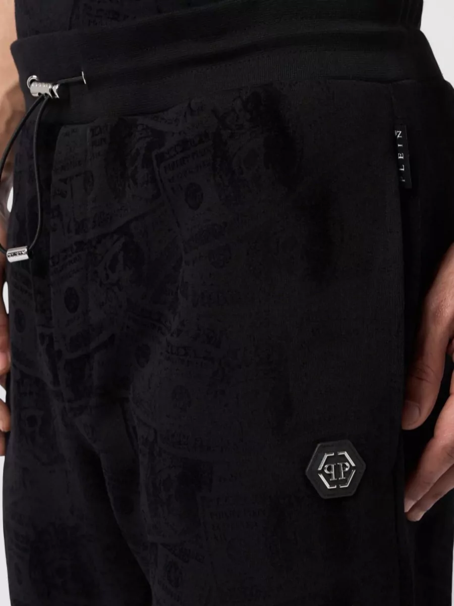 Philipp Plein Printed Cotton Track Pants