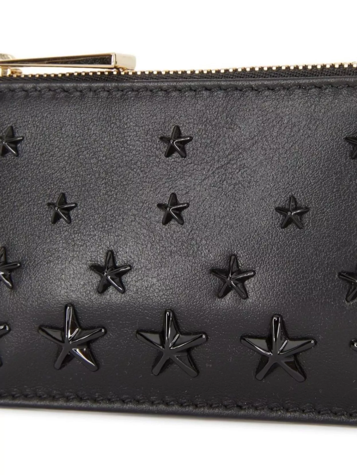 Jimmy Choo Nancy Leather Purse Star Embellishments